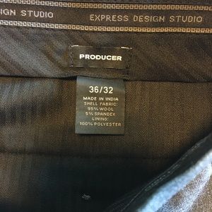 Men’s Express Producer Slack - Grey Size 36/32